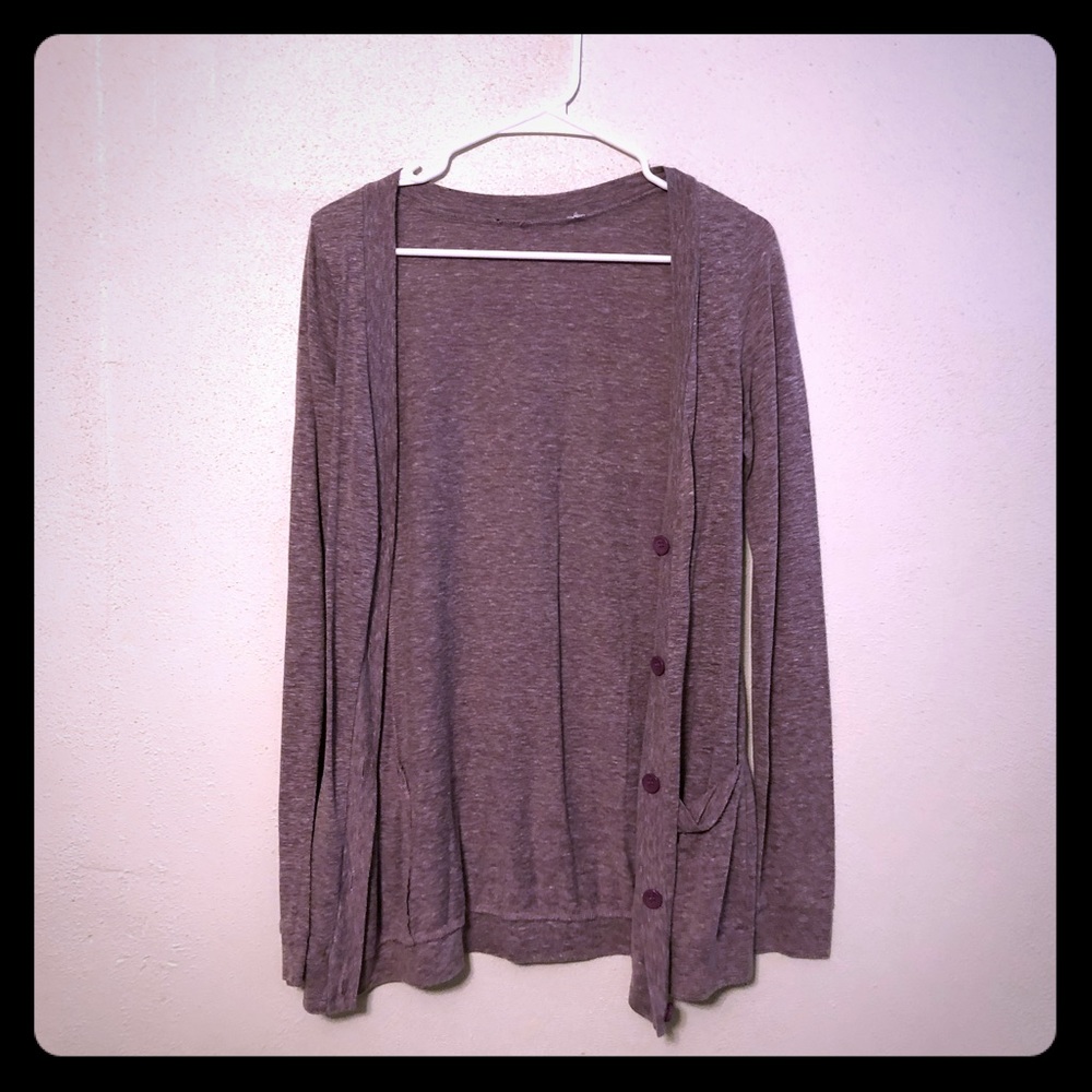 Purple Cardigan